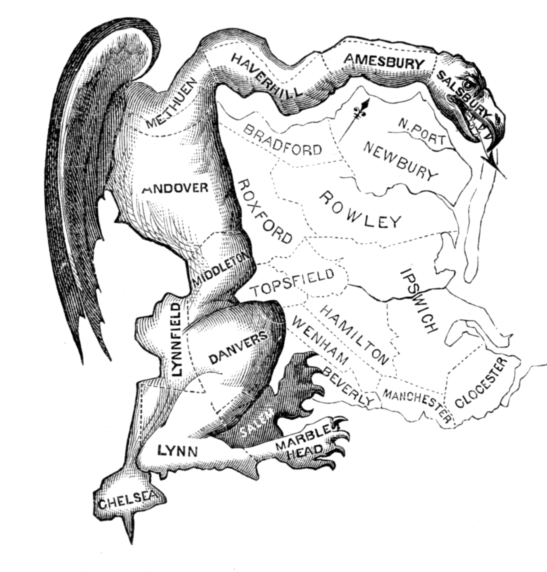 Gerrymander Cartoon from 1812