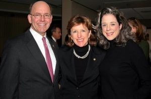 Former U.S. Senator Kay Hagan (D-NC), Her Husband Chip, and Lobbyist Heather Podesta.