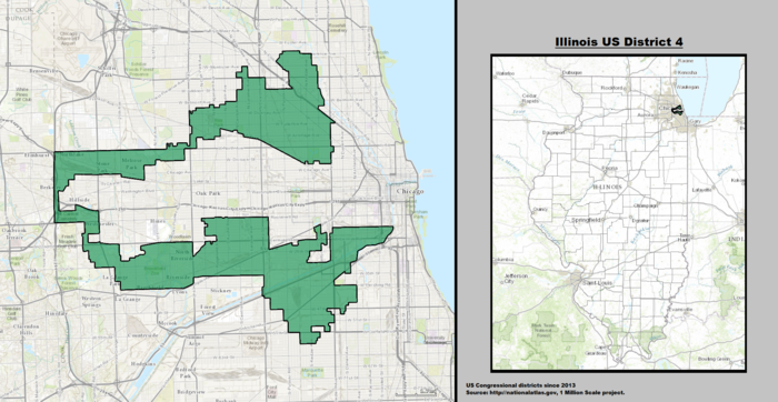 The 4th Congressional District in Illinois