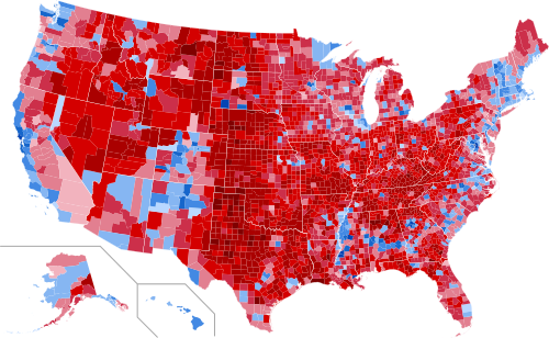 2024 presidential election results by county