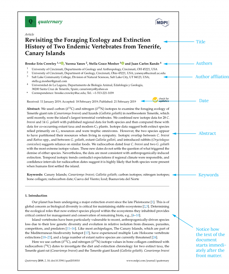 2 Front Matter – Technical Writing @ SLCC