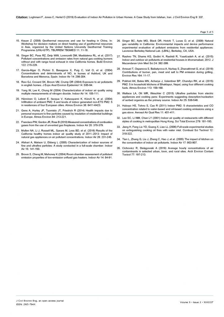 Sample engineering article showing numbered or citation-sequence system of end references