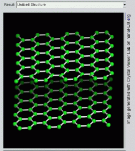 Structure of graphite, showing single carbon layers with weak bonds holding them together